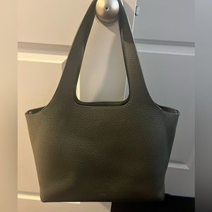 Cuyana system tote dark olive 13 inches- relisted